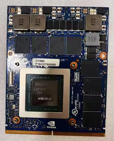 Tarjeta gráfica gtx980m GTX 980m n16e - GX - A1 8GB gddr5 mxm para dell 18 m18x R2 R3 R4 alienware M