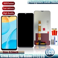 6.5" Original LCD For Realme C11 2020 C12 C15  LCD Display Touch Screen Digitizer Assembly Replaceme