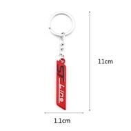 【Cw】ST Line Car Keychain Key Chain Ring Keyring Key Holder Badge for Ford Kuga Focus Fiesta Mondeo Fusion Transit Pendant *