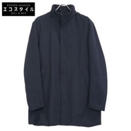 Emporio Armani W1B35W W1W07 海軍藍防水拉鍊外套，46碼