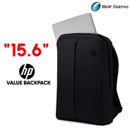 Ready Stock HP BackPack 15.6" K0B39AA Laptop Value BackPack Bag 15.6 inch Laptop Beg Hewlett Packard