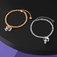 Kuromi 特別版 客製化刻字 純銀珠飾手鍊 (2色)