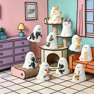 52TOYS Official Licensed Ghosty Hug My Cat Blind Box Mystery Box Cute Figure Toy Collectio