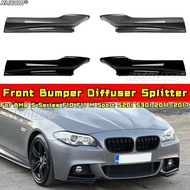 For BMW 5 Series F10 F11 M Sport Front Bumper Lip Splitter for BMW 5 Series F10 F11 M Sport 2011-201