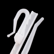factoryoutlet2.sg 10Pcs Curtain Hanging Hooks Ring Window White Plastic Curtain Hook For Home Office Curtain Accessories 7cm/8.5cm Hot