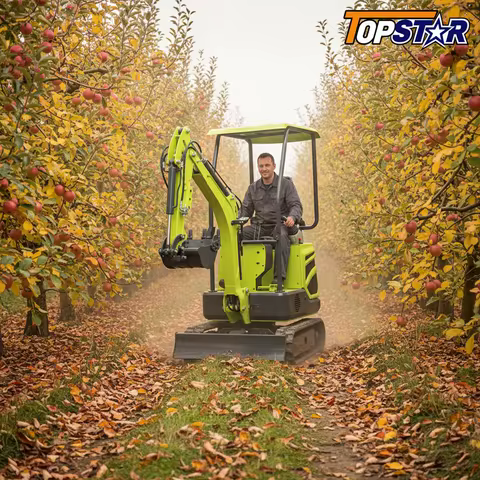 Customize 0.8 Ton 3.0 Ton Yanmar Engine Mini Excavator Hydraulic Thumb Crawler Bagger CE Stage V EPA