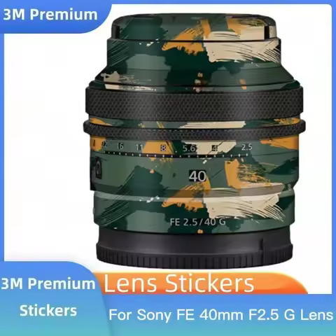 SEL40F25G SEL50F25G Camera Lens Sticker Coat Wrap Protective Film Body Decal Skin For Sony FE 40 50 