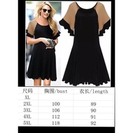 Plus size cotton dress 3XL