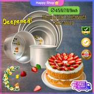4/5/6/7/8/9inch 3inch height PURE ALUMINIUM  CAKE MOULD/BAKERY MOULD/CAKE TIN/BAKING ACCESSPRIES