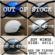 helmet sgv HELMET SGV WINGS - SIZE:60 (L)