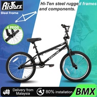 20 Inch Freestyle BMX Bike Bicycle for Teen Beginner and Adult Riders Bike with Steel Frame