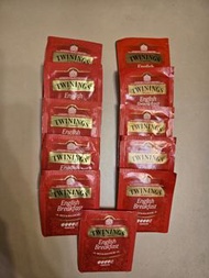 Twinings ~English breakfast. 11包 /Green Tea 5包/Earl grey3包/black 1包