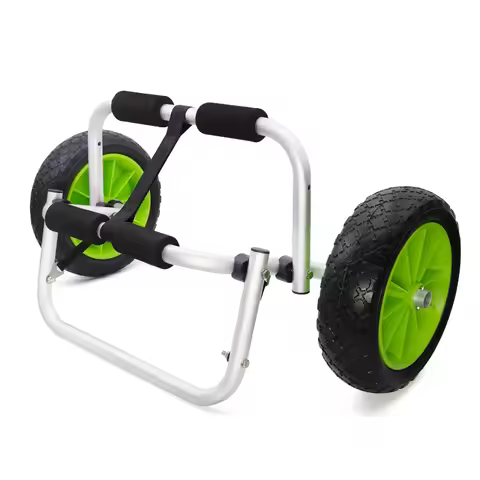 Kayak trailer, aluminum alloy folding hard plastic paddle board hand cart