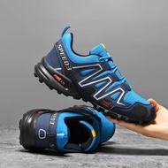 [Ready Stock] Casual Road Cycling Men's Shoes Mountain Bike Shoes Outdoor Hiking Training Shoes Cycl