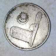 Uang Koin Lama Malaysia 20 Sen 1968