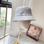 CELINE444 Double C Embroidered Yellow Knitted Hat