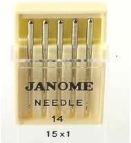 Janome Sewing Machine Needle Universal Size 14 in 5 Needles per Pack
