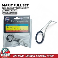 Marit fuji 1 set 7 ring | marit fuji oxide rod component satu set untuk joran pancing