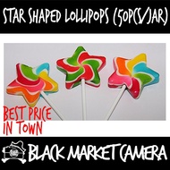 [BMC] Star Shaped Lollipops (Bulk Quantity, 50pcs/Jar) [SWEETS] [CANDY]