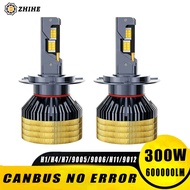 LED Headlight H4 600000LM Adjustable Headlight H11 H1 HB3 9005 HB4 9006 9012 H7 Car LED Light 6500K 