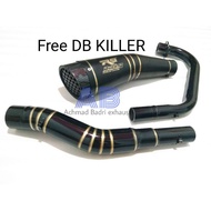 knalpot R9 h2 dop for cbr150r r15 vixion cb150r byson satria fu Jupiter mx 135 MX king sonic 150 ver