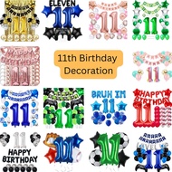 (SG Seller) 11th Birthday Decorations, 11 Balloon, 11th Birthday, 11 Birthday Balloon, 11 Bday Ballo
