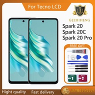 Original Tecno Spark 20 Spark 20C Spark 20 Pro LCD Display Touch Screen Replacement