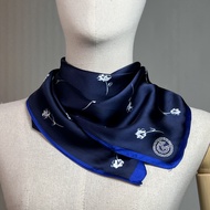 LOF FI CIEL Scarf Silk 100% ผ้าพันคอ พิมพ์ลายสีสันสดใสใช้ได้หลายโอกาส (FL5MMR)