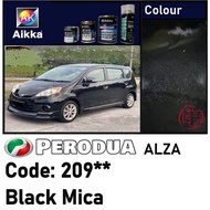 PERODUA Alza  Black Mica 209** Crystal /Aikka Oem Factory Colour