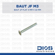 JF Bolt 3 mm x 22 mm M3/ / Bolt