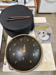 9成新12吋鋼舌鼓連鼓槌及教材