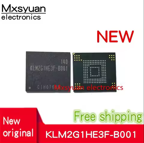 2PCS~10PCS/LOT KLM2G1HE3F-B001 KLM2G1HE3F B001 EMMC 2G BGA New original In stock