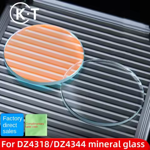 For Diesel LOOKING GLASS DZ4318 DZ4323 DZ4343 DZ4496 Watch Mirror DZ4423 Flat Glass Transparent Red 