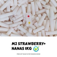Gabus Busa Filter Mild Klik StrawberryNanas 1Kg
