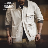 MADEN brand work style mens youth 2025 spring new American style 1950S retro Safari jacket Amikaki l