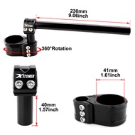Fit For 37mm 41mm 43mm 50mm 53mm 55mm Adjustable Clip-ons Handlebar Motorcycle Handlebar Clip-On Han