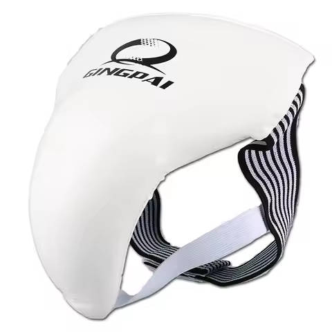 New Adult Male Female PU Leather TKD Groin Guard Protector Crotch Protective Guard Jockstrap Support