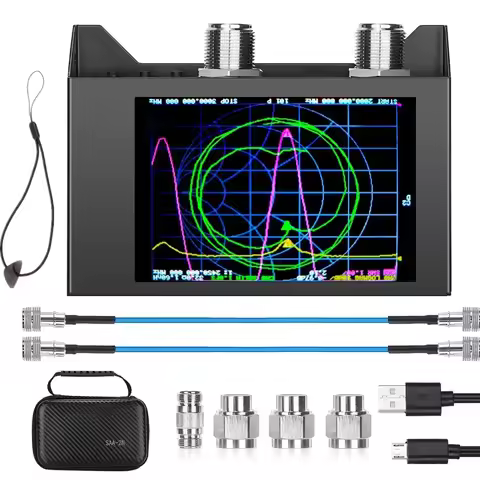Vector Network Analyzer Kit 4.0 Inch Screen 3G SAA-2N NanoVNA V2 Antenna Analyzer Shortwave HF VHF U