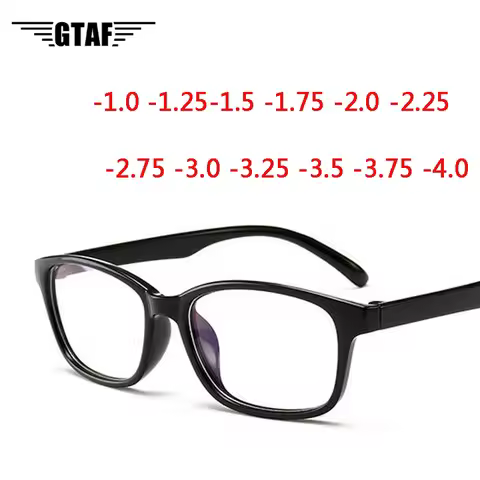 -1.0 -1.25 -1.50 -1.75 -2.0 -2.5 -3.0 -4.0 Fashion Vintage Refractive Myopia Glasses Women Men Short