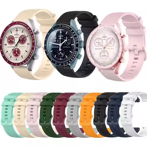 For MoonSwatch Band Silicone Bracelet Accessories For Omega X Swatch Joint MoonSwatch Strap Replacea
