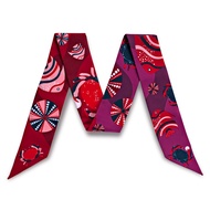 [SUVIMOL] Twilly - Under The Sea - Red ผ้าพันหูกระเป๋าลายปูสีแดง