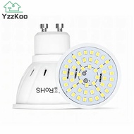YzzKoo GU10 LED E27 Lamp E14 Spotlight Bulb 48 60 80 Leds Lampara 220V GU 10 Bombillas Led MR16 Lamp