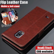 For Samsung Galaxy Note 4 5.7 inch SM-N910F N910C N910FD N910G N910H Premium Leather Flip Folio Wall