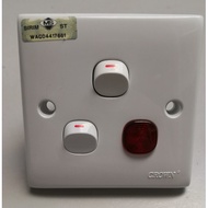 CROWN 20A SWITCH AND 1 GANG 1 WAY SWITCH