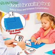 QUINTON Multiplication Flash Cards, IQ Game Math Manipulatives Math Board Fidget Toy, Early Educatio