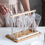 Creative Nordic Iron Cup Storage Rack Household Glass Cup Rack Water Cup Rack Cup Rack Drain Rack/Cr
