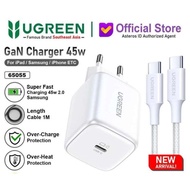 UGREEN 65055 TRAVEL CHARGER UGREEN TYPE C TO C 45W FAST CHARGING