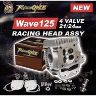 racing head wave125 4 valve full kit set include rocker arm / valve/valve seat / spring full set pnp saja