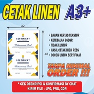 A3 Linen Print A3+ Linen Print/, BC, Jasmine A3+ Retail Certificate Print/ Certificate/