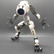 MOC- Titan Mecha 352-piece electronic drawing block toy